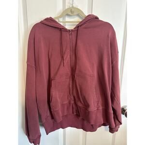 JOY LAB WOMEN'S FRENCH TERRY FULL-ZIP HOODIE SWEATSHIRT XL